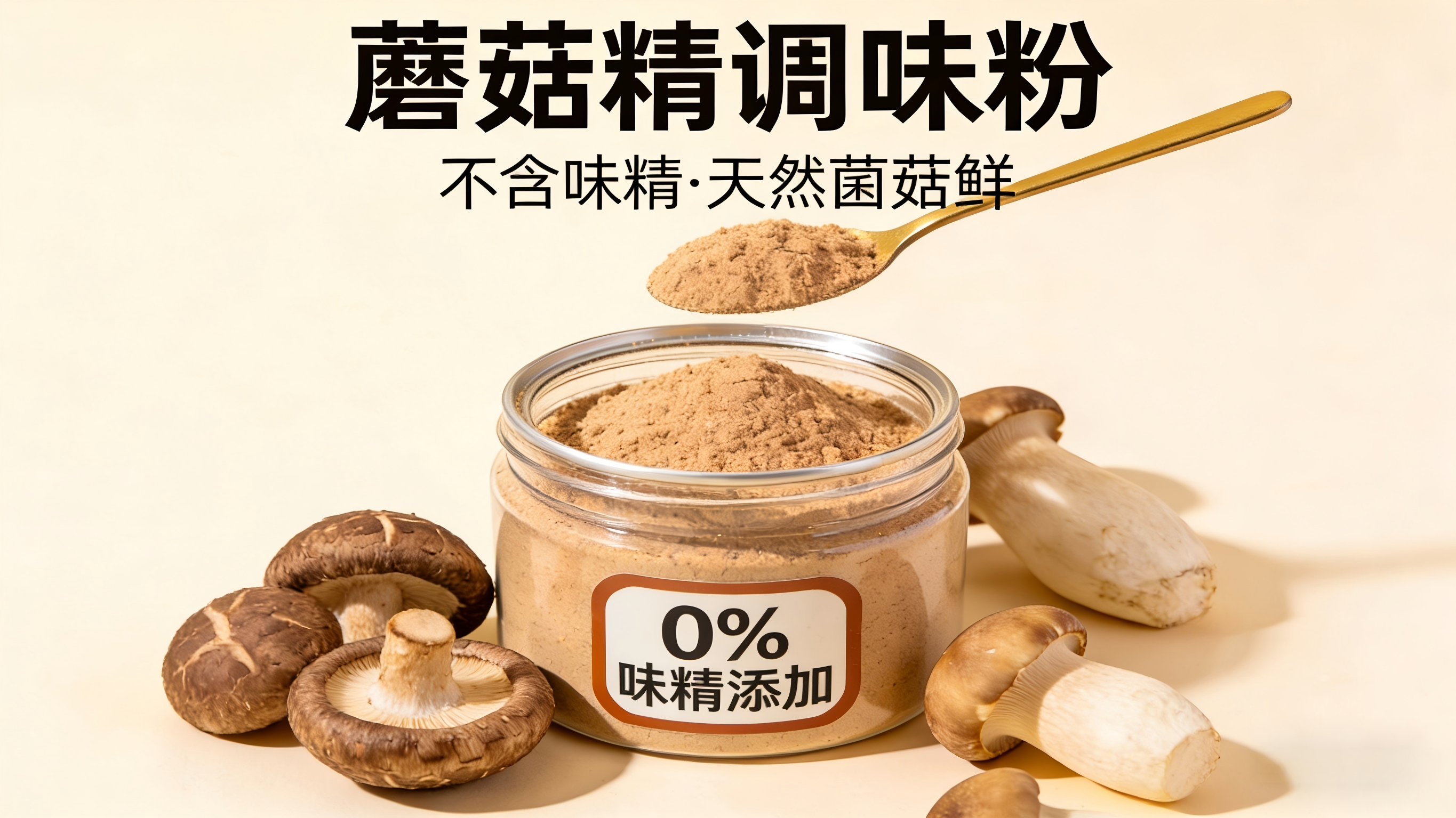 不含味精的蘑菇精調味粉